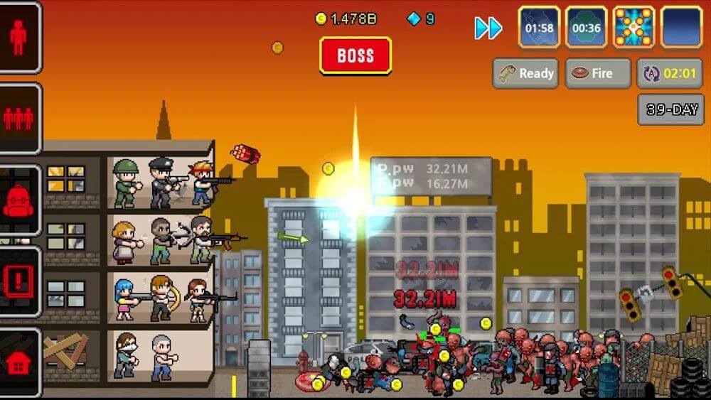 100 DAYS - Zombie Survival v3.2.0 MOD APK (Survival Mode, Unlimited Diamonds)