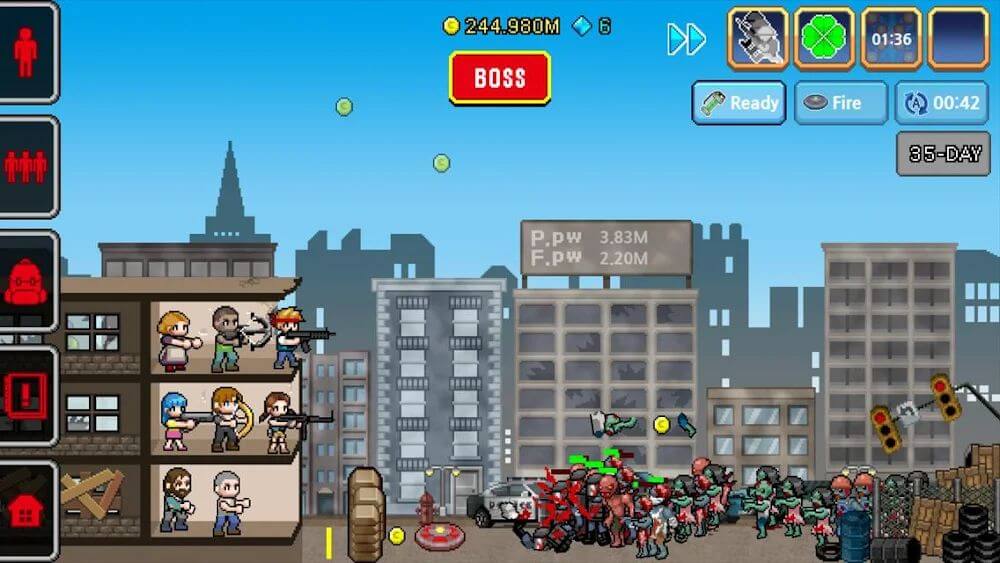 100 DAYS - Zombie Survival v3.2.0 MOD APK (Survival Mode, Unlimited Diamonds)