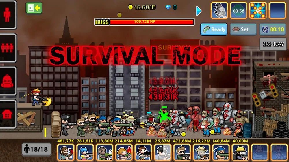 100 DAYS - Zombie Survival v3.2.0 MOD APK (Survival Mode, Unlimited Diamonds)