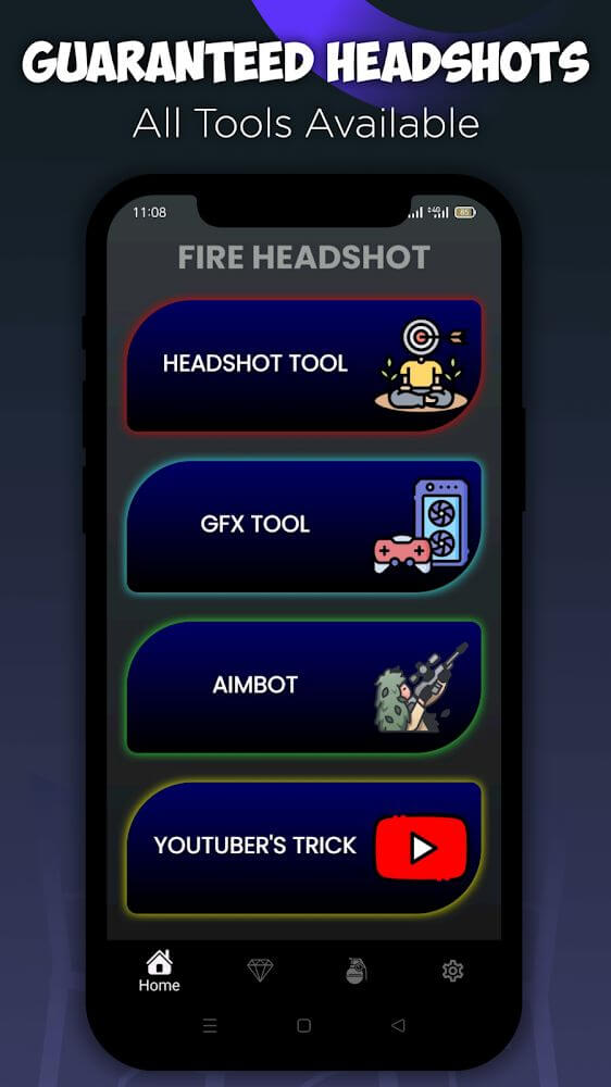 10X Fire GFX Sensitivity Tool v2.7 APK (Patched)