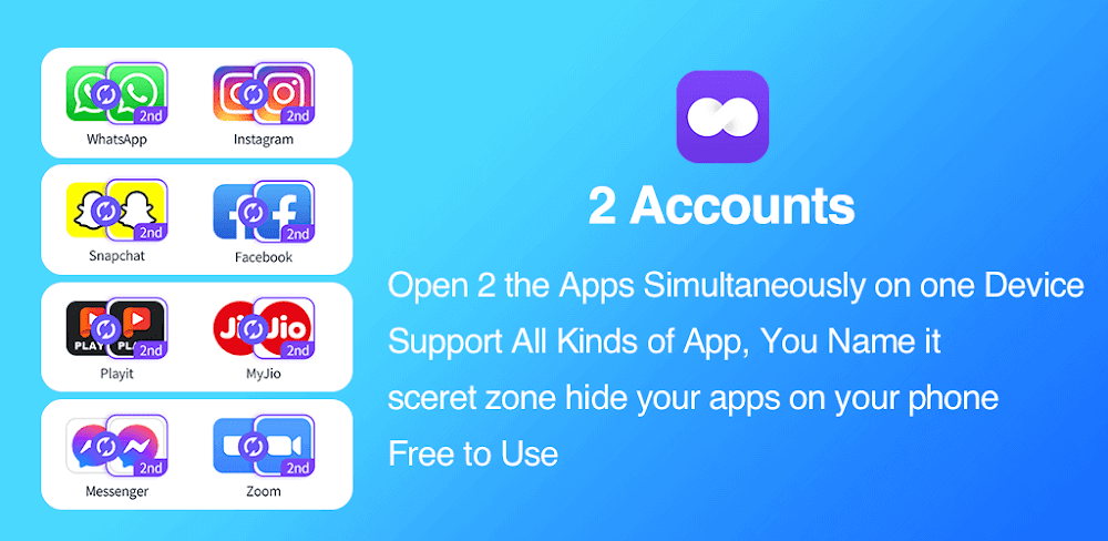 2Accounts v4.3.4 MOD APK (Premium Unlocked)