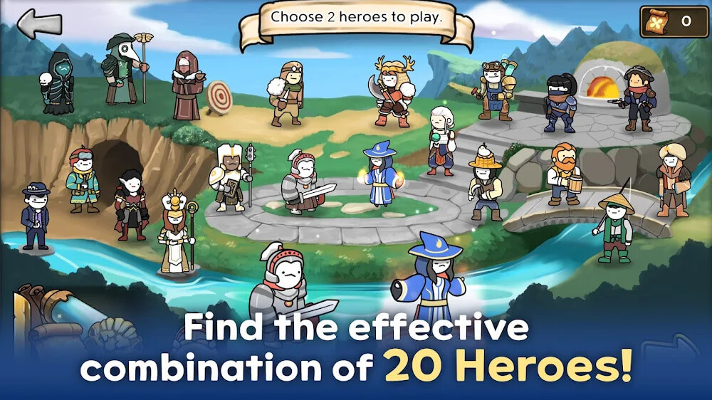 3 Minute Heroes v1.44 MOD APK (Unlimited Money)