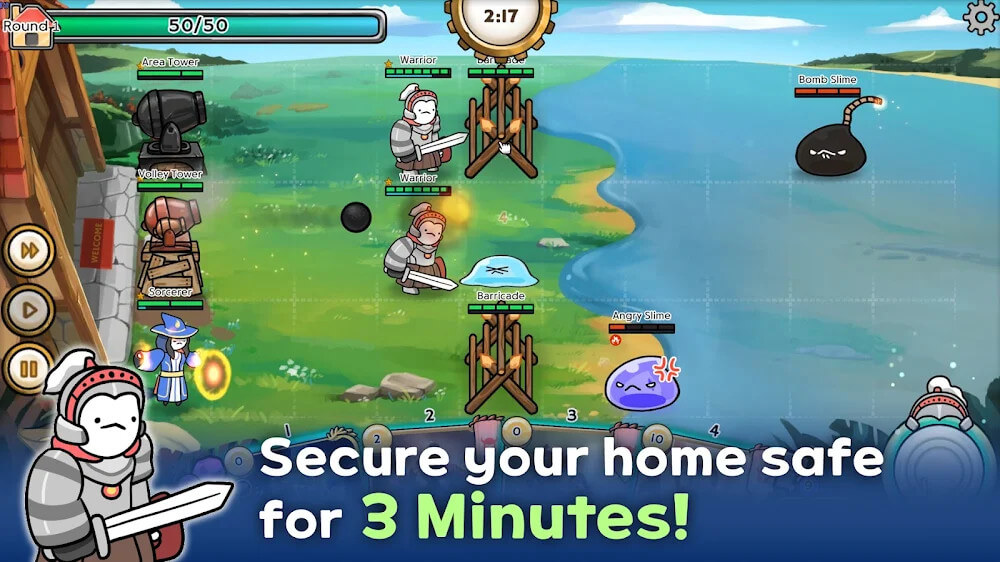 3 Minute Heroes v1.44 MOD APK (Unlimited Money)