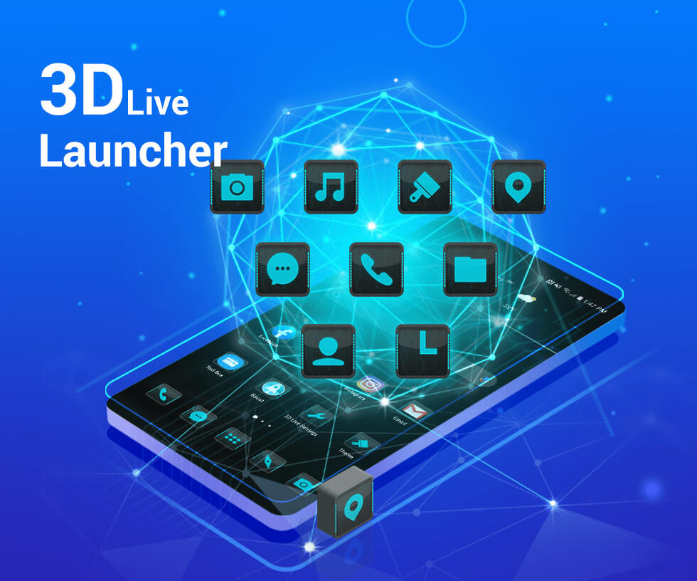 3D Live Launcher v7.3 MOD APK (Prime Unlocked)