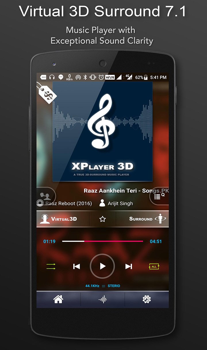 3D Surround Music Player MOD APK 1.7.01 (Unlocked)