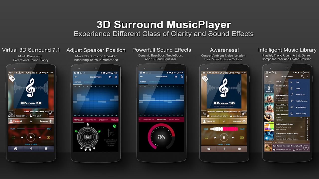 3D Surround Music Player MOD APK 1.7.01 (Unlocked)
