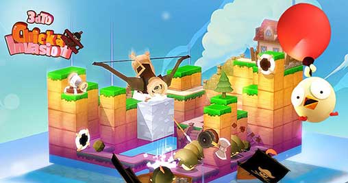 3D TD: Chicka Invasion 1.5.0 Apk + Mod Money for Android