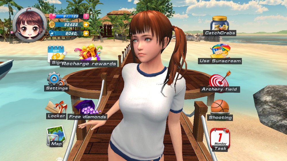3D Virtual Girlfriend Offline v5.0 MOD APK (Unlimited Money)