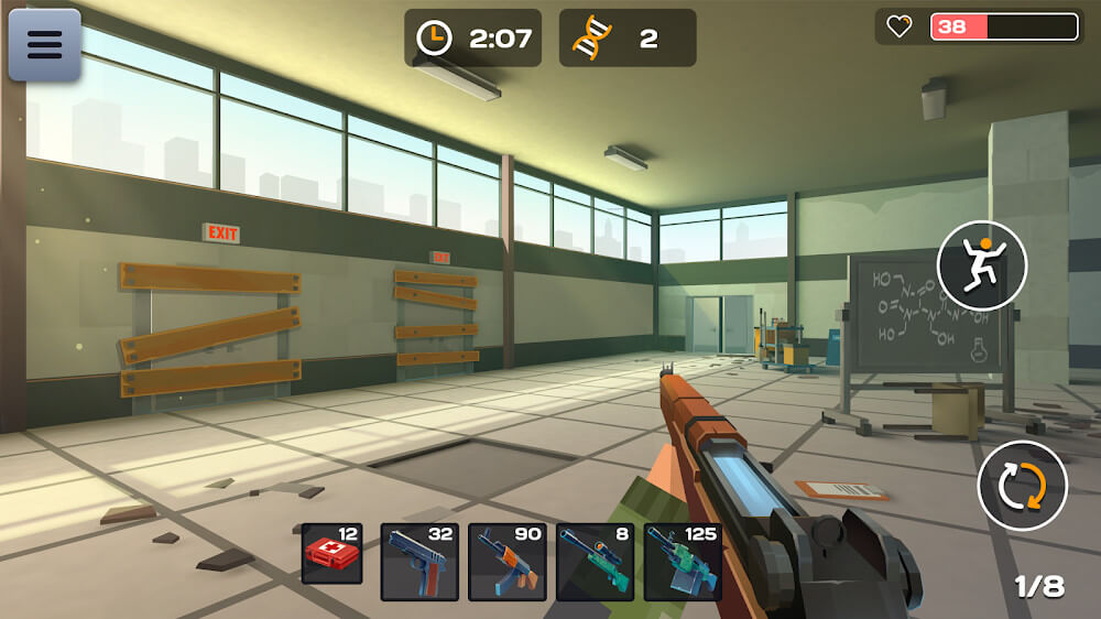 4 GUNS v1.04 MOD APK + OBB (God Mode, One Hit, Ammo)