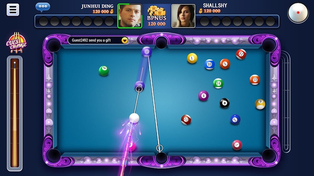 8 Ball Blitz v1.00.99 MOD APK (Mega Power, Long Line)