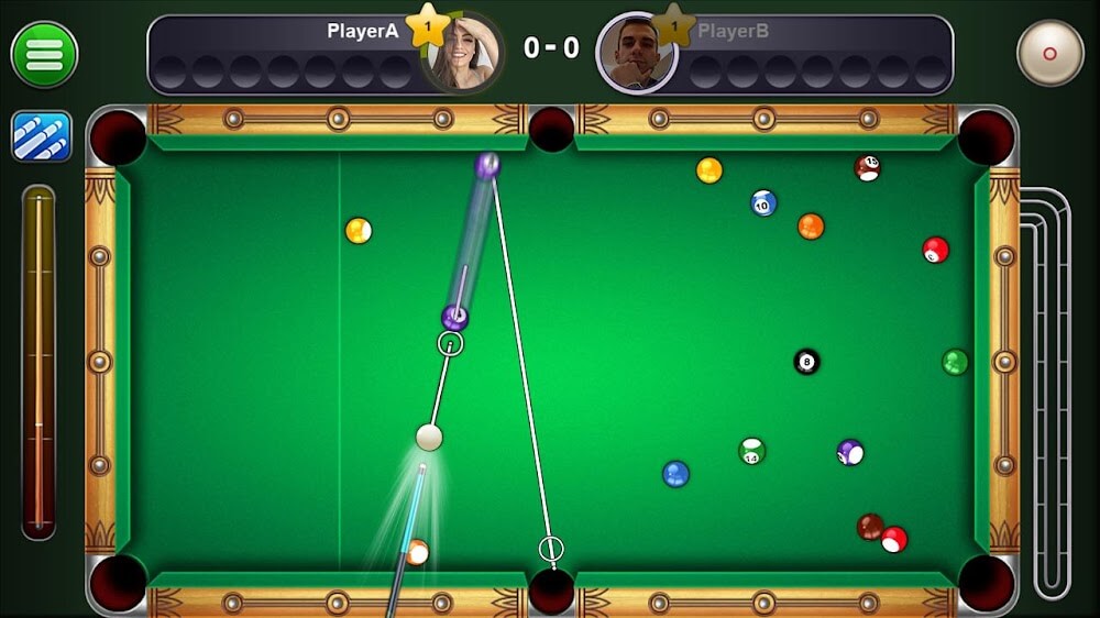 8 Ball Live v2.76.3188 MOD APK (Mega Hit, Long Line)