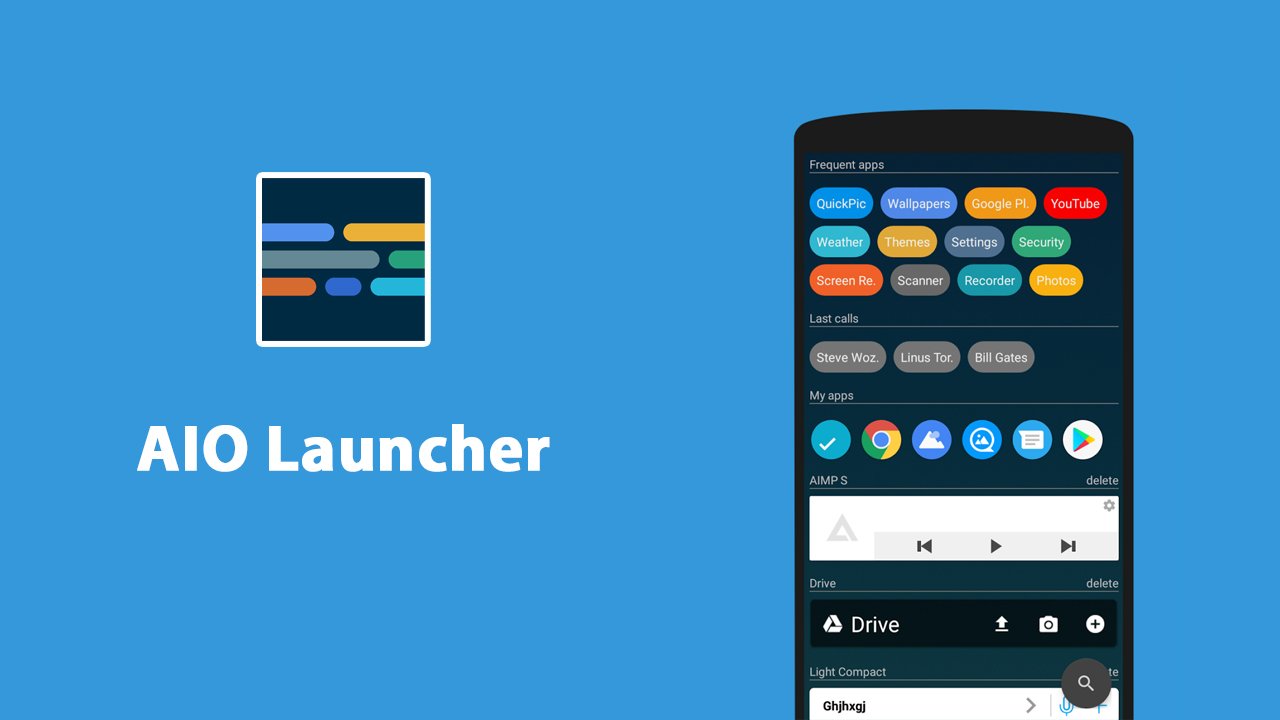 AIO Launcher MOD APK 4.5.6 (Premium Unlocked)