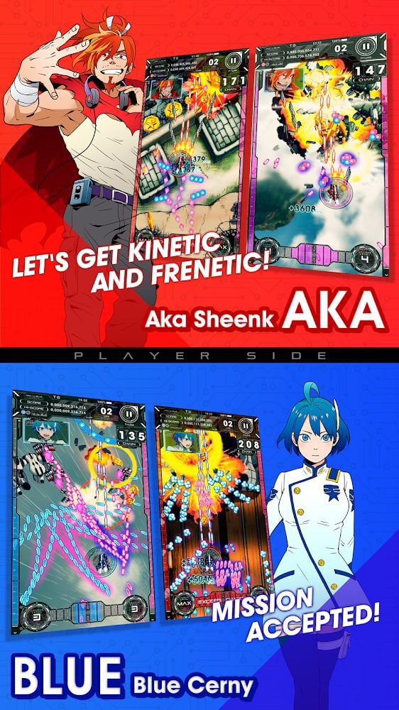 AKA TO BLUE v1.2.0 MOD APK (God Mode)