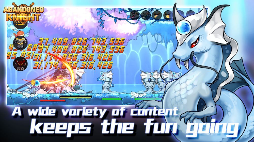 Aban-Knight v2.06.74 MOD APK (God Mode, Red Stone)