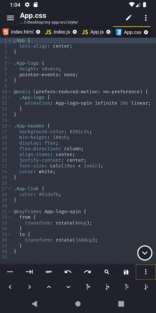 Acode - Powerful Code Editor v1.10.4 APK (Full Version)