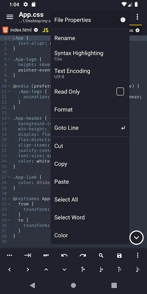 Acode - Powerful Code Editor v1.10.4 APK (Full Version)