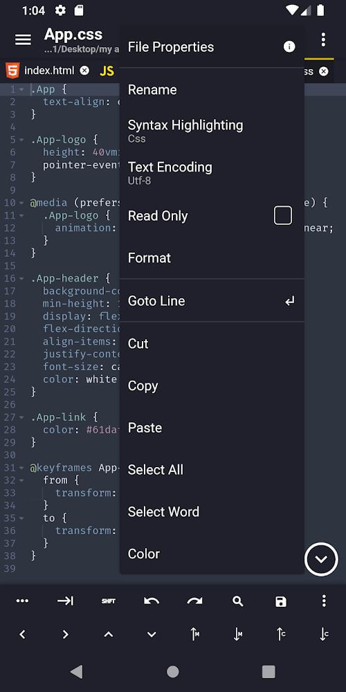 Acode - Powerful Code Editor v1.10.4 APK (Paid)