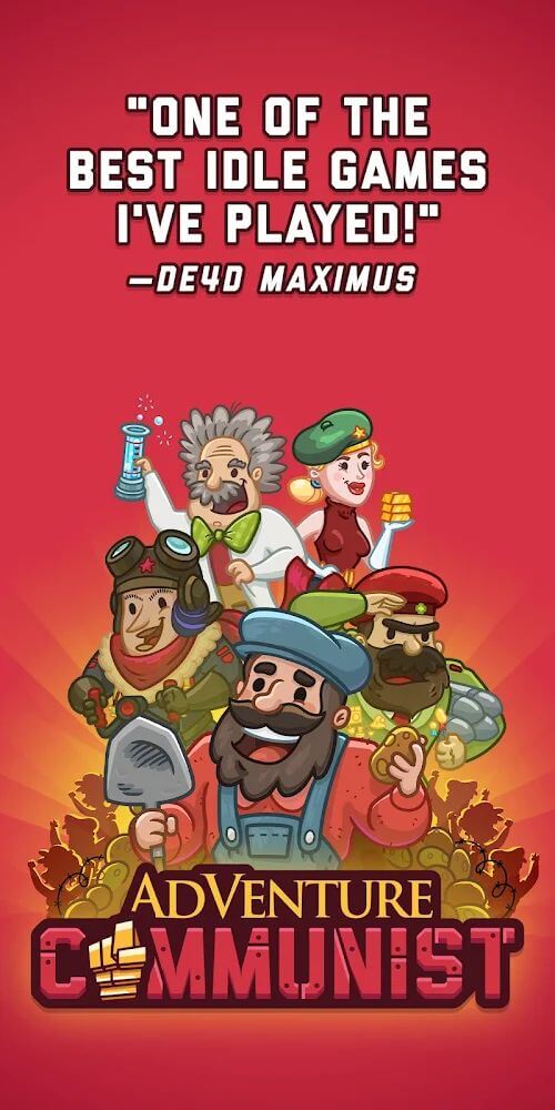 AdVenture Communist v6.27.0 MOD APK (Free Scientist Upgrade)