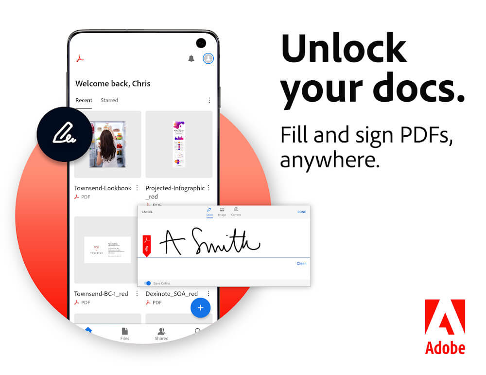 Adobe Acrobat Reader v24.7.0.34211.Beta  MOD APK (Pro Unlocked)