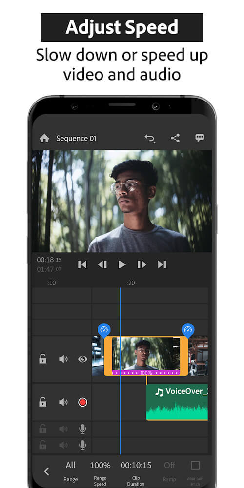 Adobe Premiere Rush v2.5.0.2127 APK + MOD (Premium Subscription)