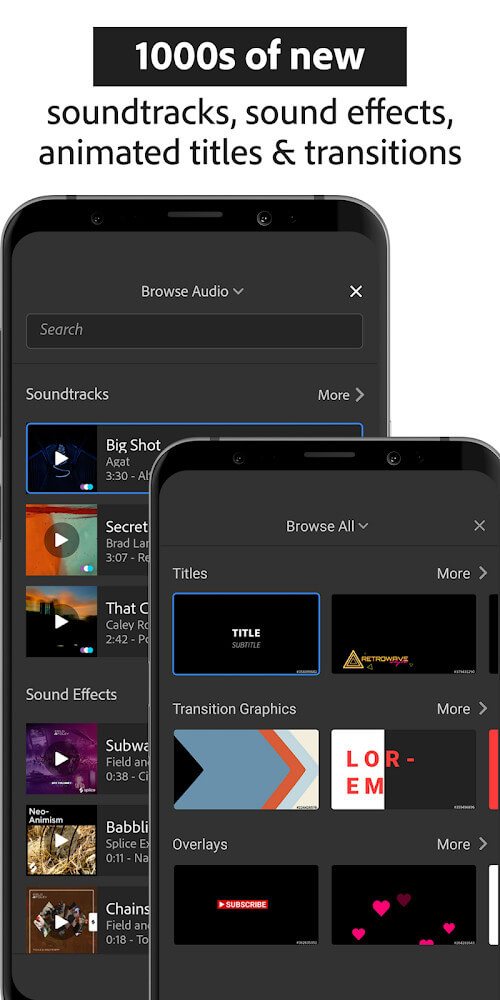 Adobe Premiere Rush v2.5.0.2127 APK + MOD (Premium Subscription)