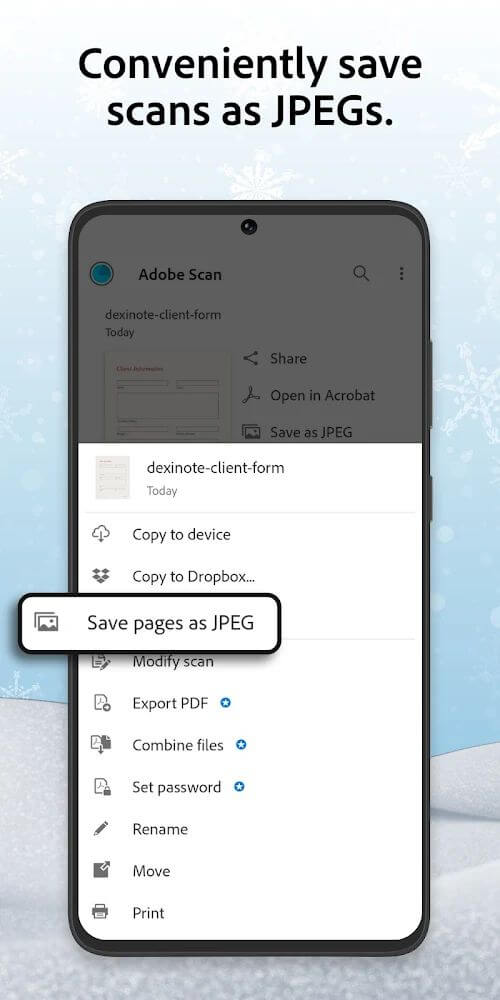 Adobe Scan v24.07.10 MOD APK (Premium Unlocked)