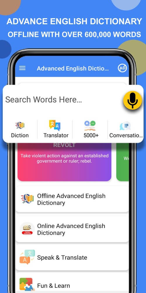 Advanced English Dictionary v12.5 MOD APK (Premium Unlocked)