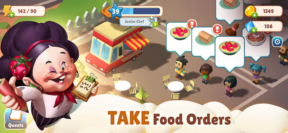 Adventure Chef v2.91 MOD APK (Unlimited Money, Energy, Speed Boost)