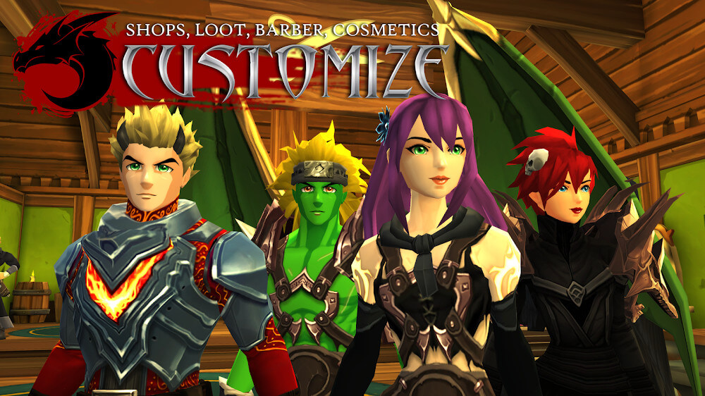 AdventureQuest 3D v1.101.0 MOD APK (Fly Hack/Move Speed)