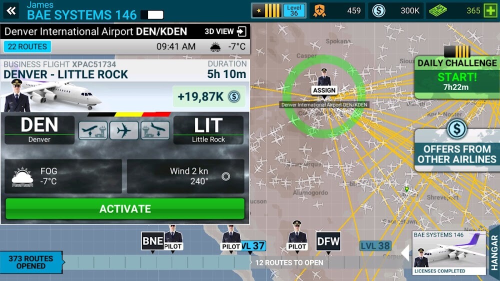 Airline Commander v2.4.2 MOD APK (Speed Multiplier, Missions Complete)