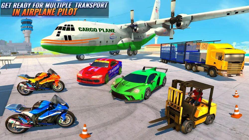 Airplane Pilot Car Transporter v5.7 MOD APK (Unlimited Money)