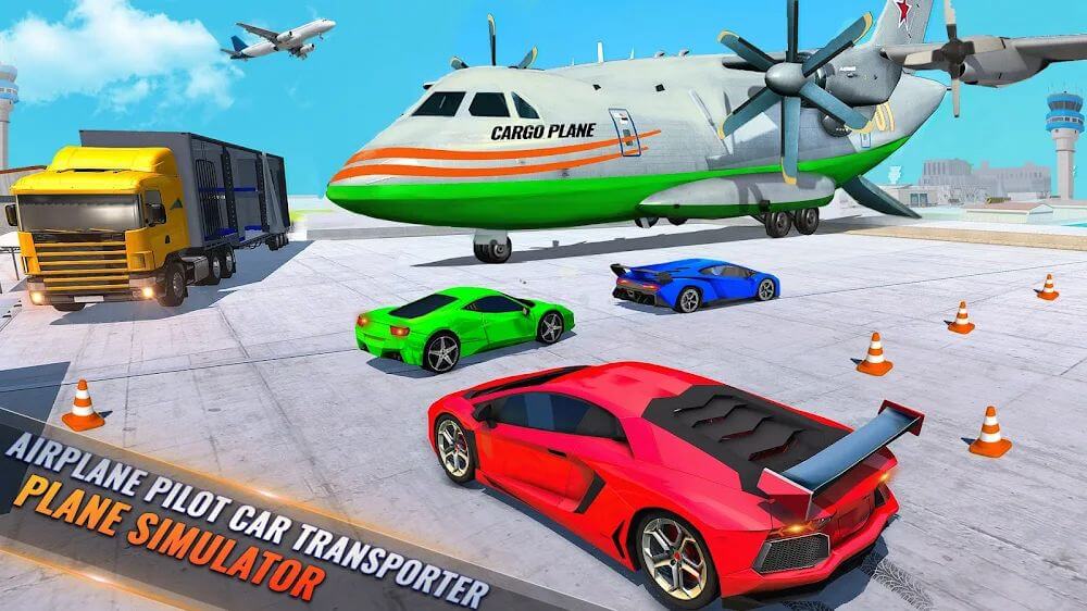 Airplane Pilot Car Transporter v5.7 MOD APK (Unlimited Money)