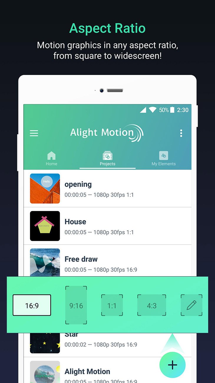 Alight Motion MOD APK 4.0.1 (Pro Subscription Unlocked)