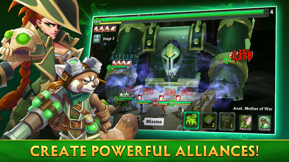 Alliance: Heroes of the Spire v74149 MOD APK (Menu/Dame, God Mode)