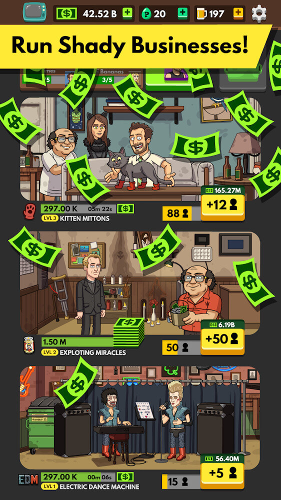 Always Sunny: Gang Goes Mobile v1.4.16 MOD APK (Unlimited Money)