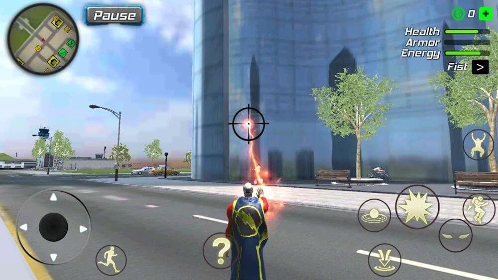 Amazing Powerhero: New York Gangster v1.1.6 MOD APK (Unlimited Skills, Mana)