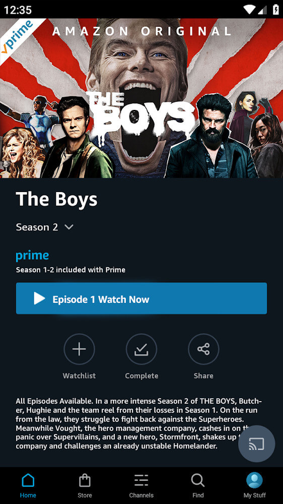 Amazon Prime Video v3.0.375 MOD APK (Premium Unlocked)