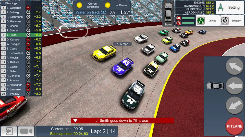 American Speedway Manager v1.2 MOD APK (Unlimited Money)