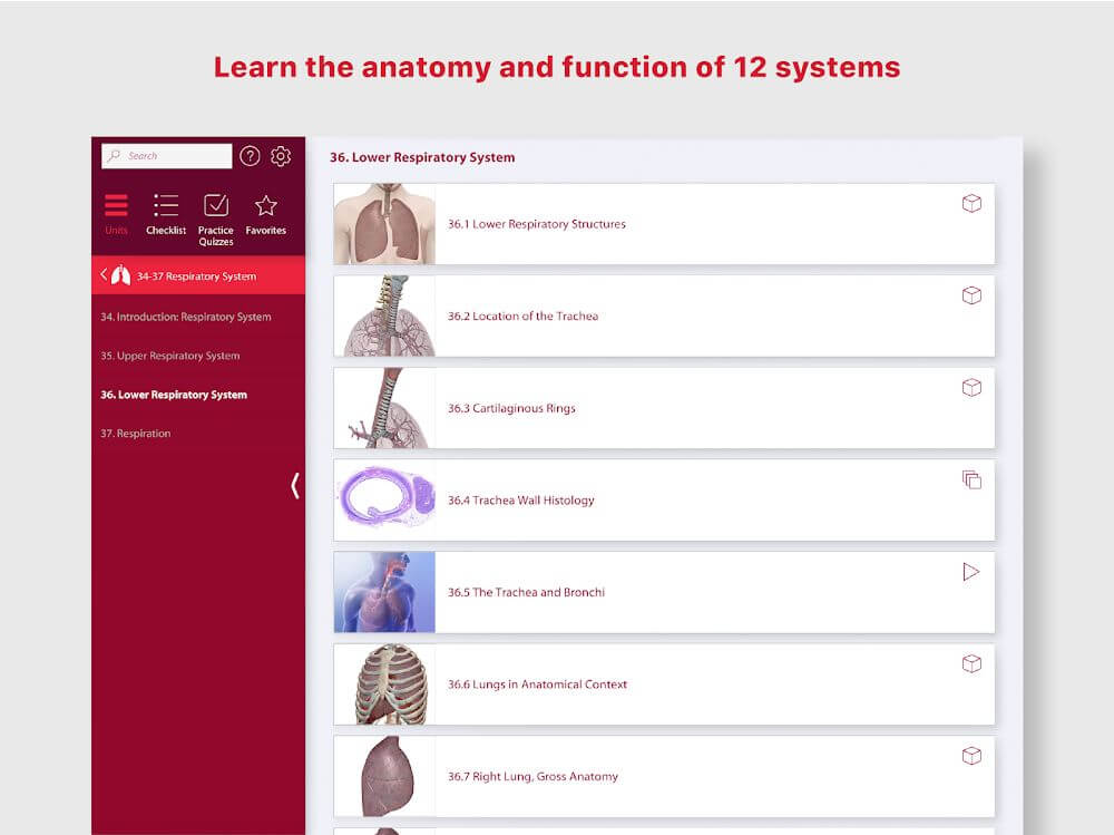 Anatomy & Physiology v6.2.00 APK (Full Paid, Patched)