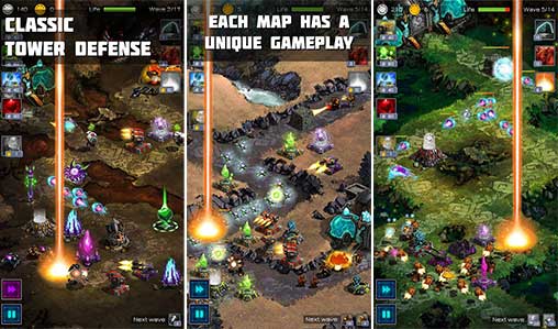 Ancient Planet Tower Defense 1.2.90 Apk + Mod (Diamond) Android
