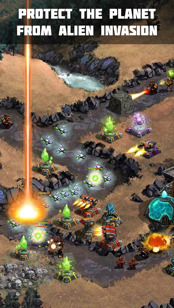 Ancient Planet Tower Defense v1.2.113 MOD APK (Unlimited Diamonds)