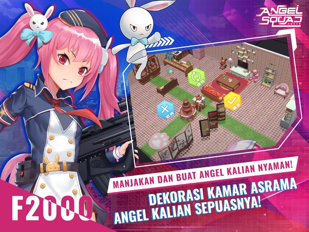 Angel Squad v1.0.0 MOD APK + OBB (Dumb Enemy/Defense) Download