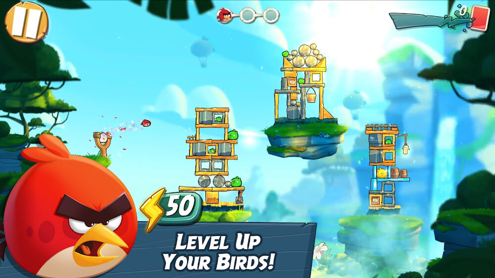 Angry Birds 2 v3.23.0 MOD APK (Unlimited Money, Card Refill, Menu)