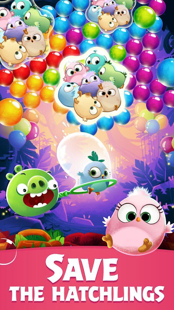 Angry Birds POP Bubble Shooter v3.112.0 MOD APK (Unlimited Money/Boosters)