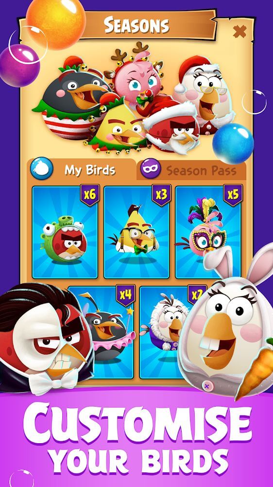 Angry Birds POP Bubble Shooter v3.112.0 MOD APK (Unlimited Money/Boosters)