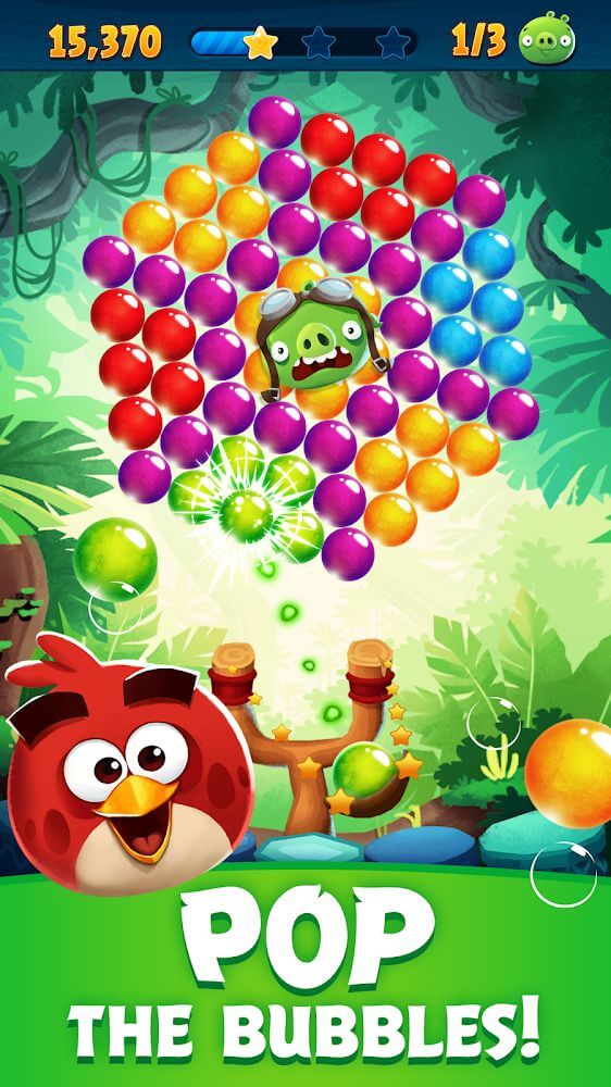 Angry Birds POP Bubble Shooter v3.112.0 MOD APK (Unlimited Money/Boosters)