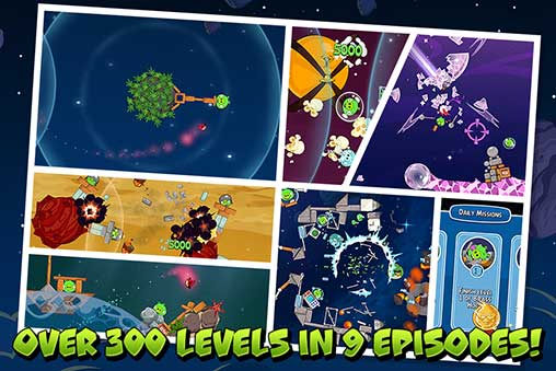 Angry Birds Space HD 2.2.14 Apk + Mod Unlocked for Android