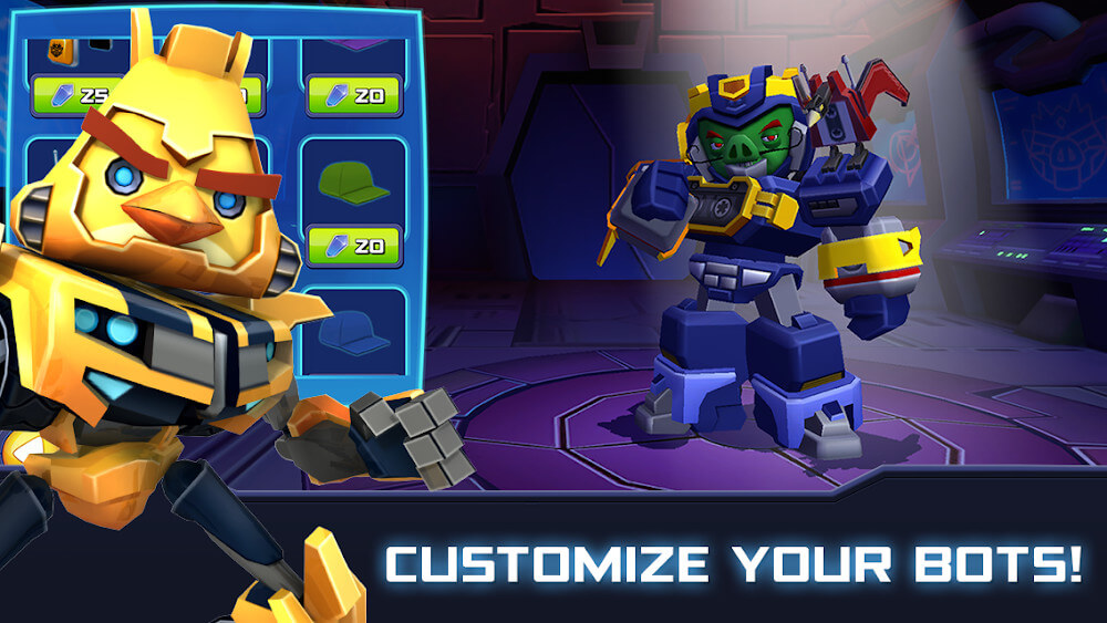 Angry Birds Transformers v2.29.0 MOD APK + OBB (Unlimited Money, Menu)