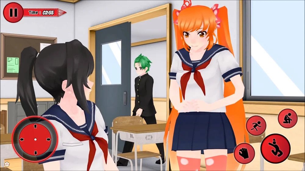 Anime School Girl Life v1.4 MOD APK (Free Shopping) Download