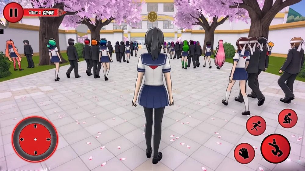 Anime School Girl Life v1.4 MOD APK (Free Shopping) Download